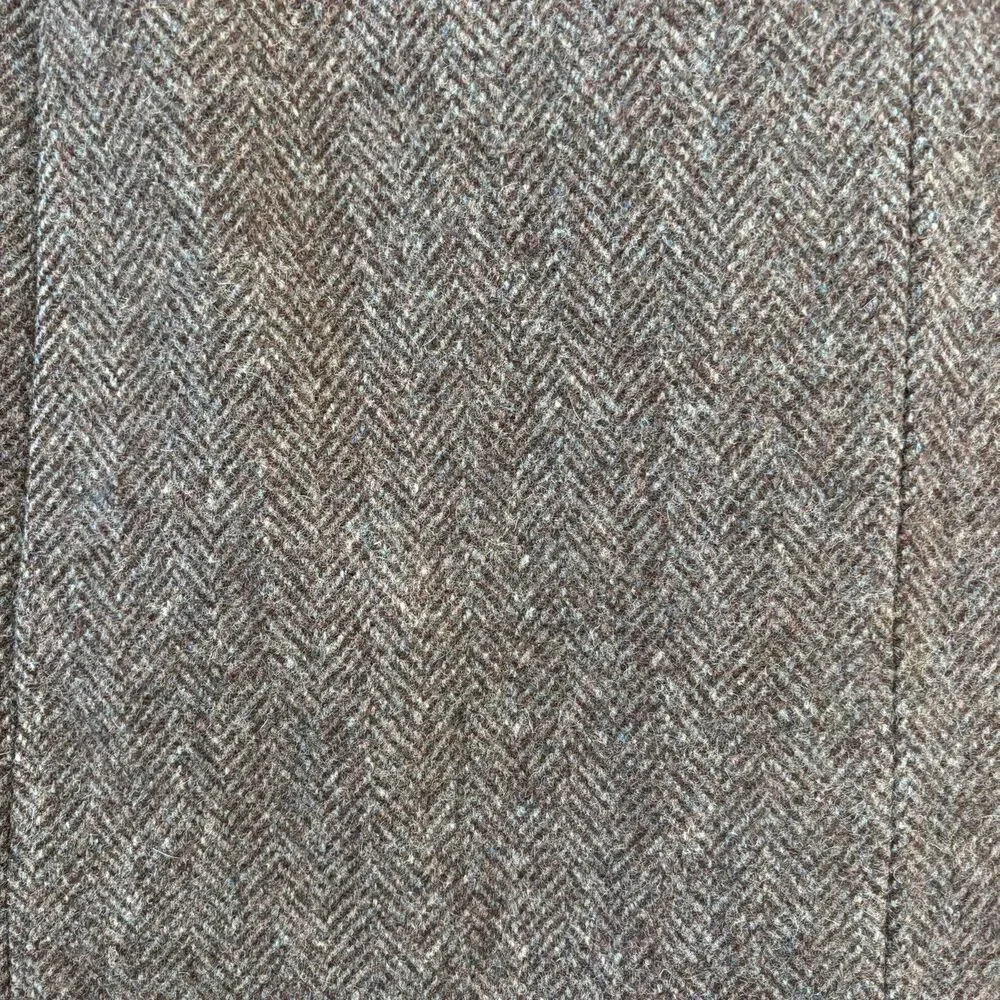 Vintage Jill Jr Womens Herringbone Wool Coat Size M/L 60s Union Made USA Classic - Picture 9 of 16